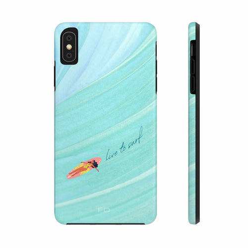 Live to Surf iPhone Case – Stylish, Durable Protection