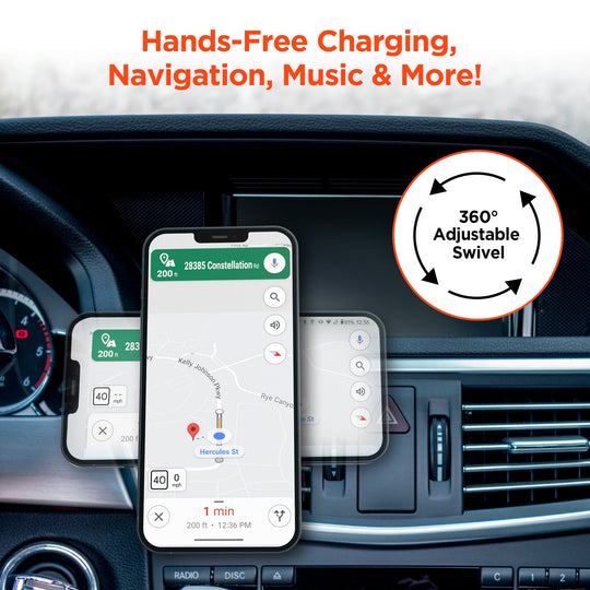 HyperGear MagVent Wireless Car Charging Mount for iPhone 13 (15454-HYP