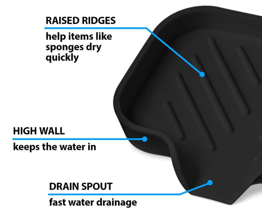 Premium Black Silicone soap Dish   Soap Holder Shower   Innovative