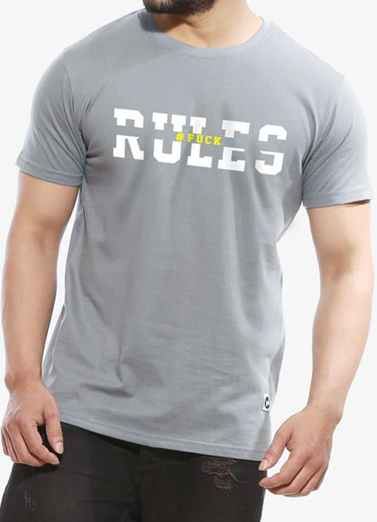 Tower Grey Funky Tee – Stylish Casual T-Shirt for Everyday Wear