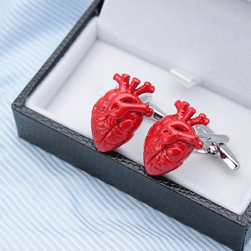 Red Hearts Cufflinks
