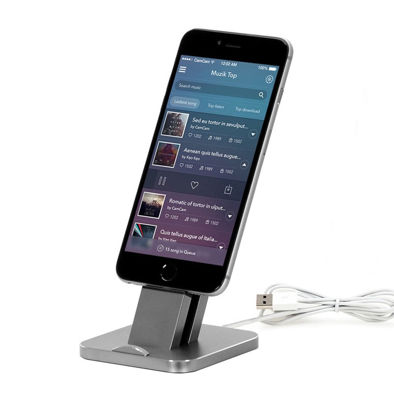 Aluminum iPhone Charging Dock