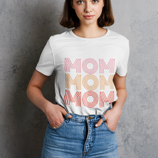 Womens Mom Logo T-Shirt.