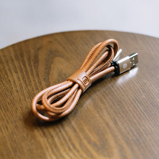 Leather Lightning Android Type-C Micro USB Cable