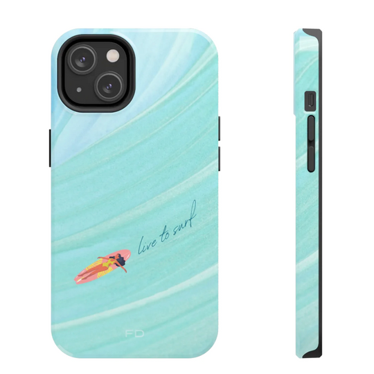 Live to Surf iPhone Case – Stylish, Durable Protection