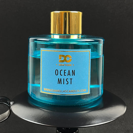 DANIELLA'S CANDLES Ocean Mist Reed Diffuser Set Blue 3.4oz/100mL