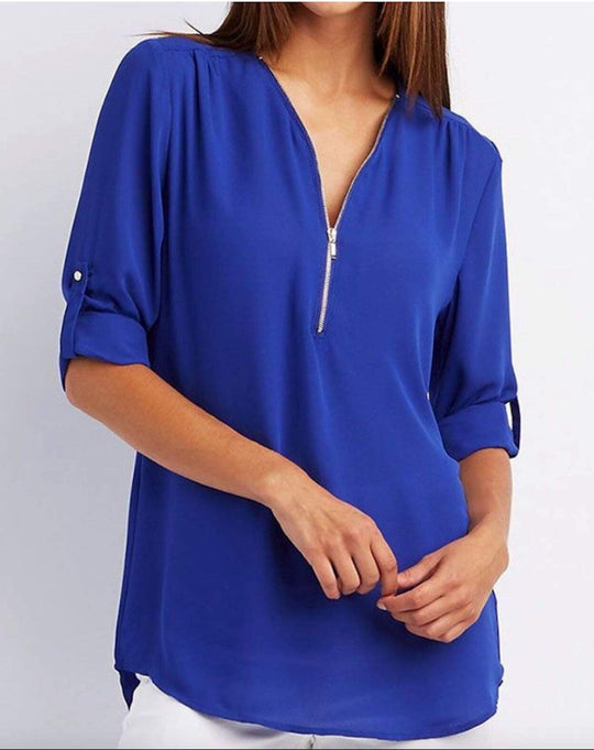 Womens V Neck Blouse.