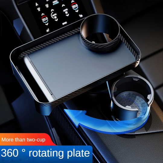 Swivel Car Cup Holder with Tray