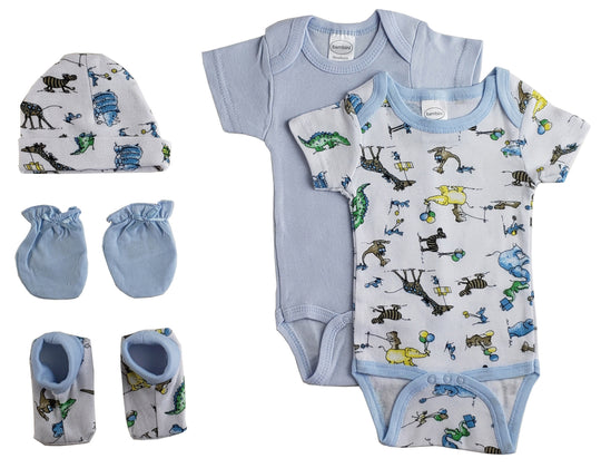 Newborn Baby Boys 5-Piece Set