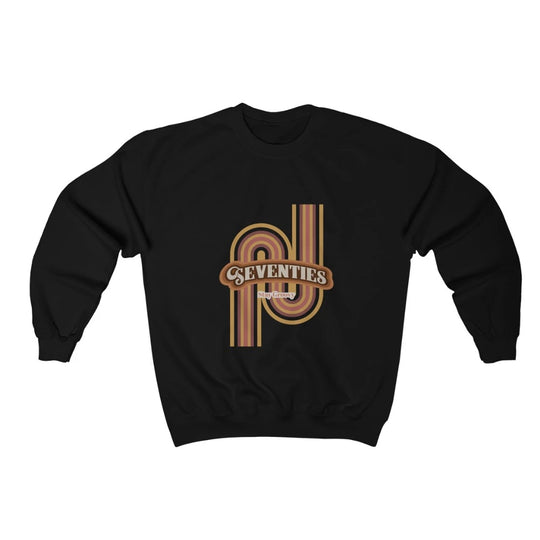 Womens Retro 70's Crewneck Sweatshirt.