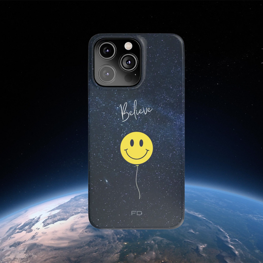 Smiley Space iPhone 14 Case – Fun & Cosmic Protection