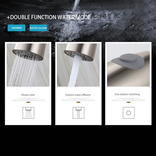 Extricable Kitchen Sink Faucet Swivel Mixer Spout