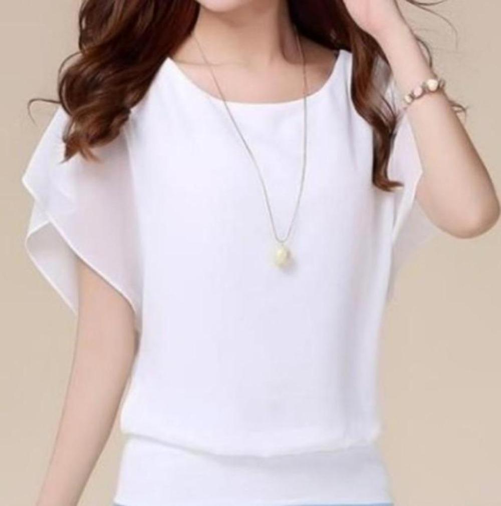 Womens Batwing Chiffon Blouse.