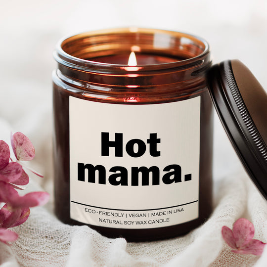 Hot Mama Candle – Scented Soy Wax Candles with Natural Fragrance