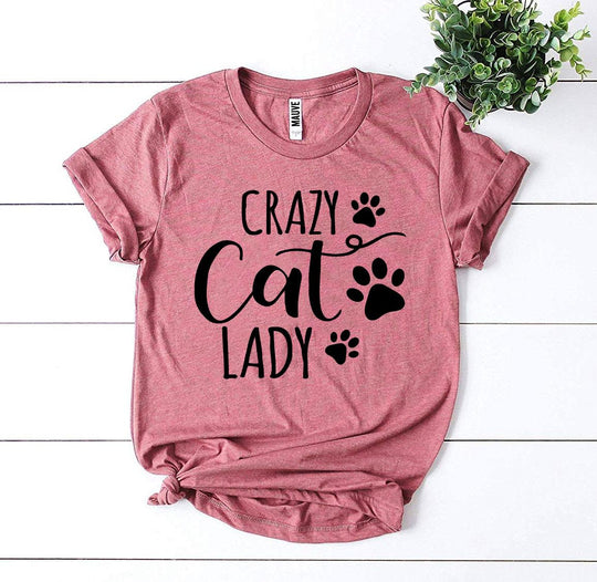 Crazy Cat Lady T-shirt – Fun and Comfy Cat Lover Graphic Tee