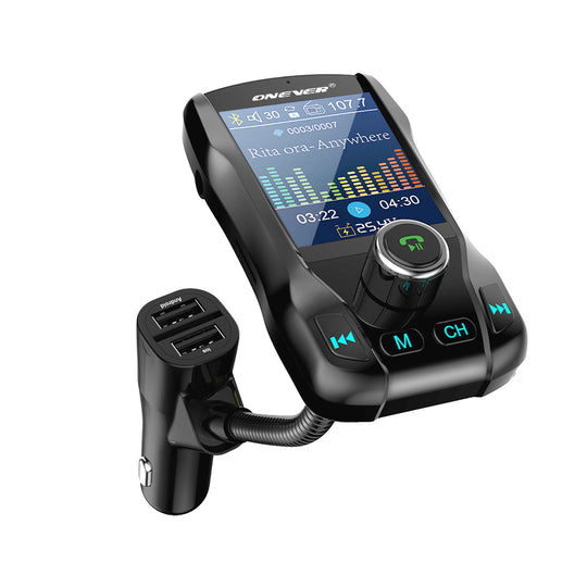 Car Bluetooth FM Transmitter – Wireless Audio & Hands-Free Calling