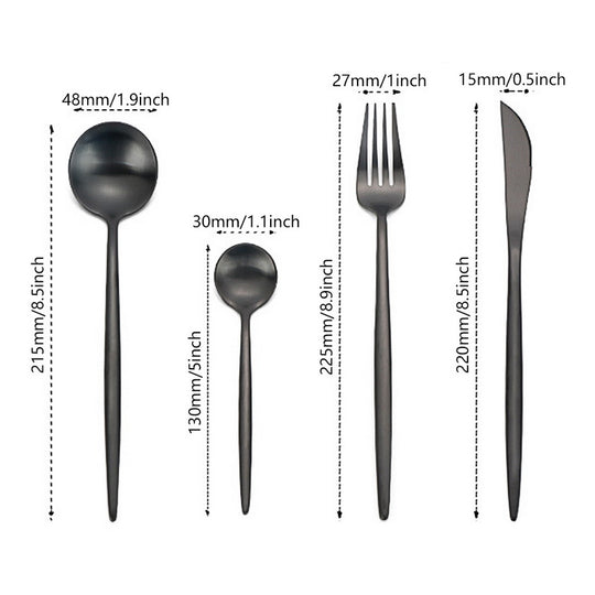 Stainless Steel Cutlery Christmas Gift Dinner Set