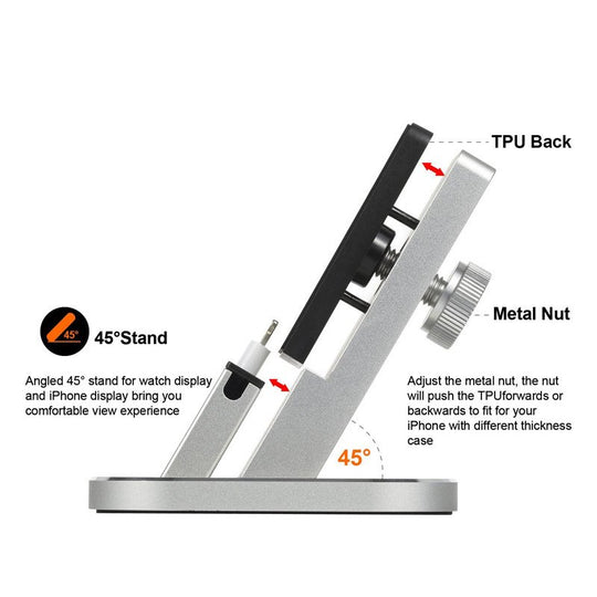 Aluminum iPhone Charging Dock