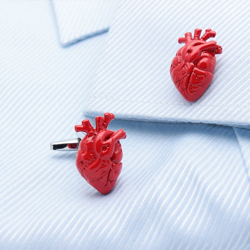 Red Hearts Cufflinks