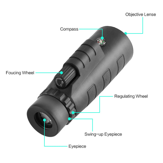 Universal 10X HD Optical Monocular Telescope
