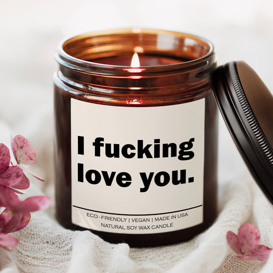 I love you Candle Scented Candles for Love & Comfort