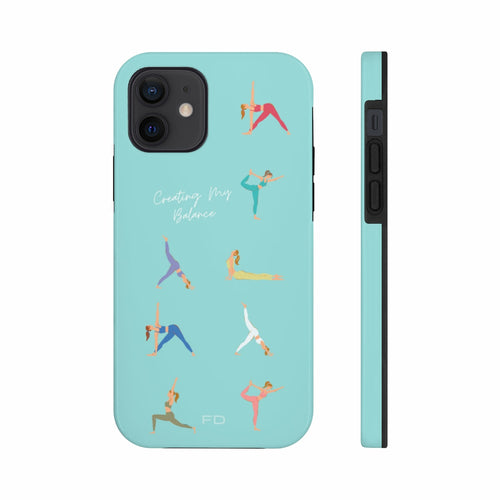 Yoga Poses iPhone Case with Wireless Charging – Stylish & Functional Protection