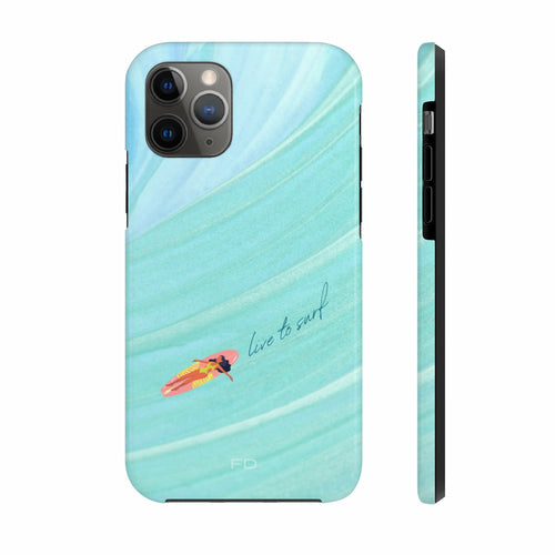 Live to Surf iPhone Case – Stylish, Durable Protection