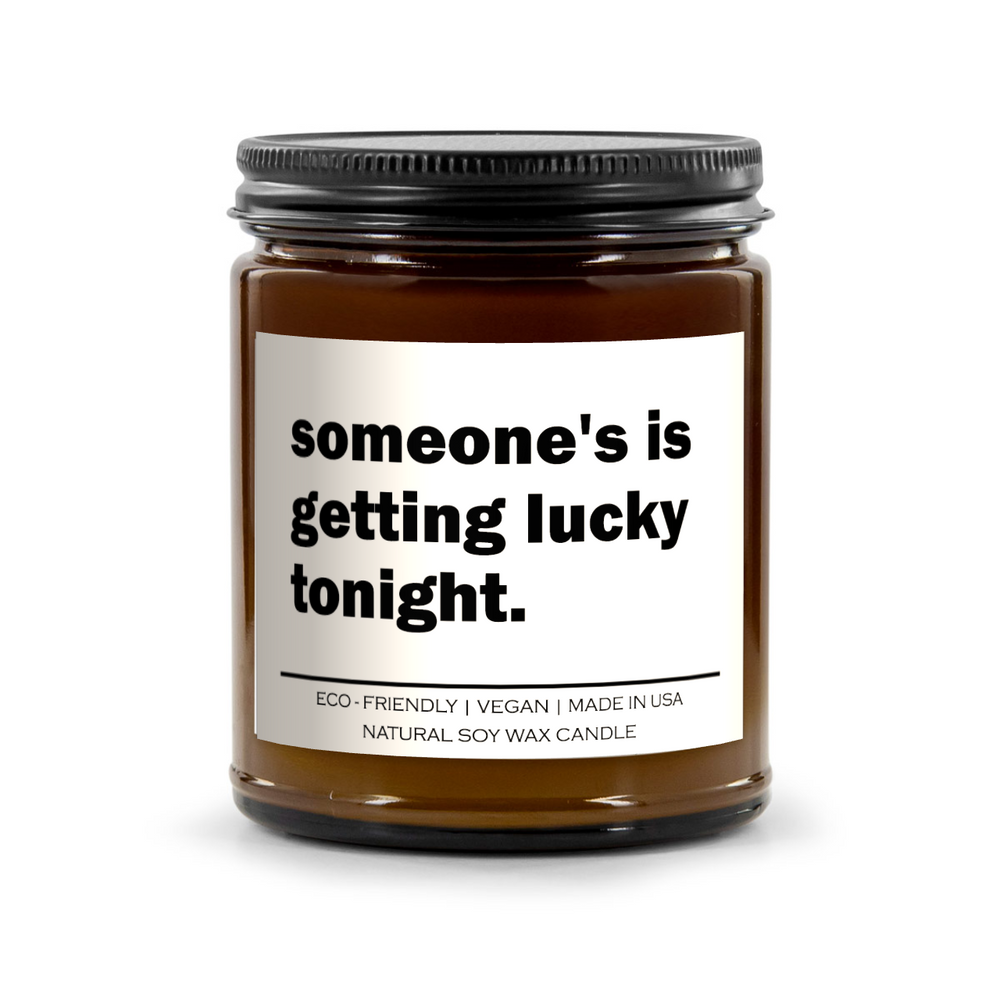 someone's is getting lucky tonight Candle