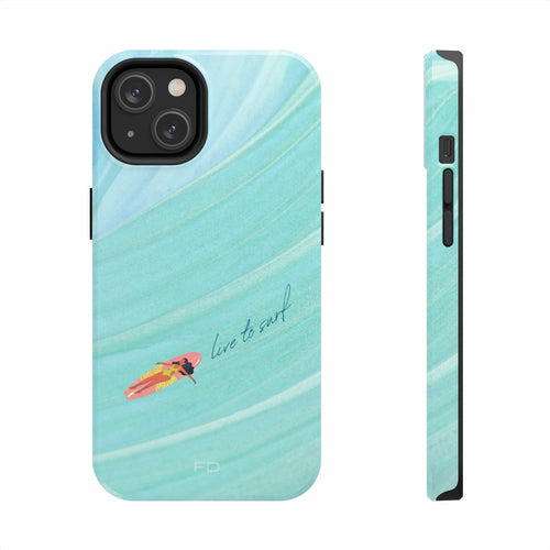 Live to Surf iPhone Case – Stylish, Durable Protection