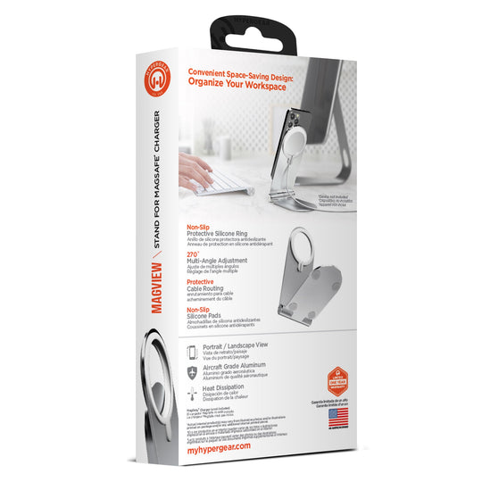 Hypergear MagView Stand for MagSafe Charger with Adjustable Angles (15