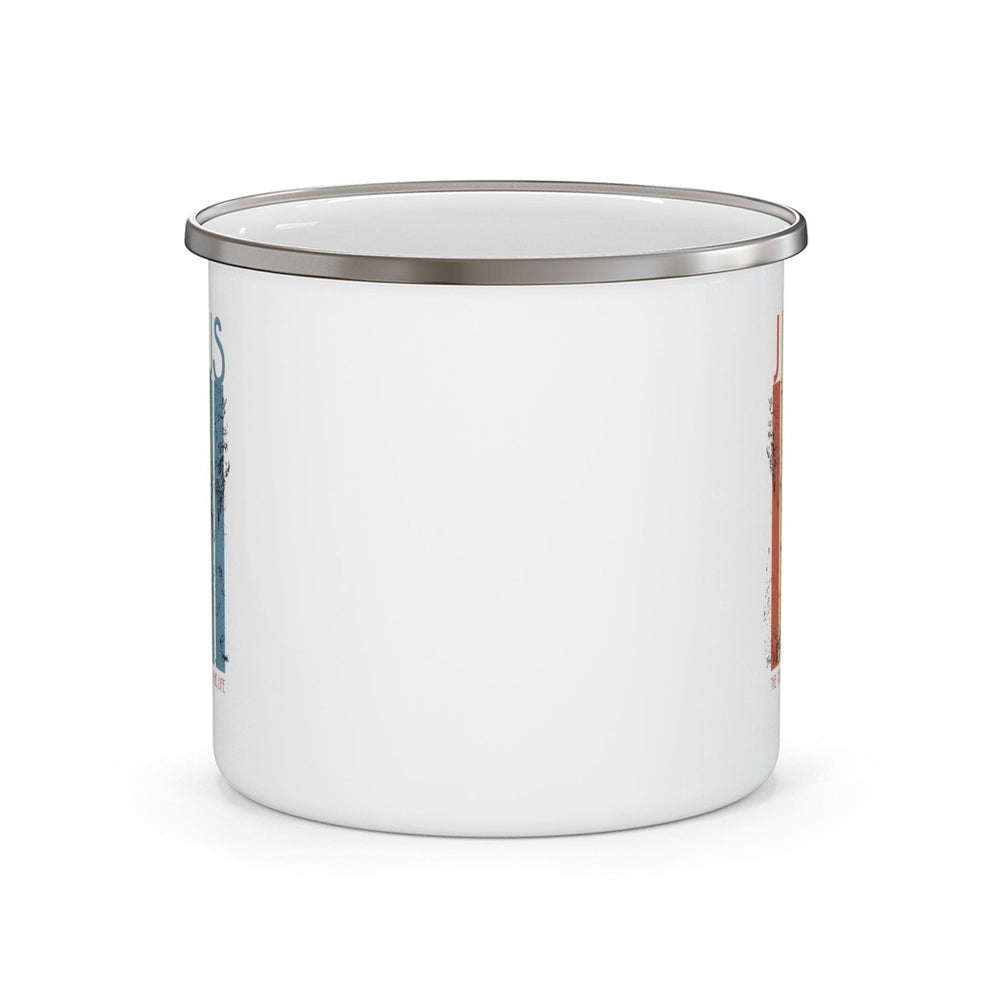 Enamel Camping Mug - Jesus the Truth the Way the Life - Christian