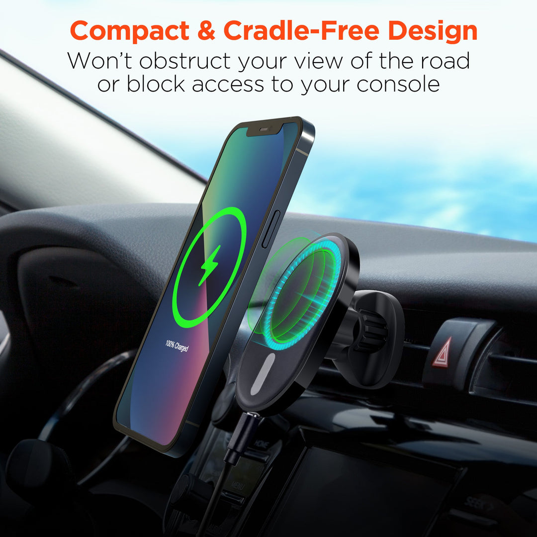 HyperGear MagVent Wireless Car Charging Mount for iPhone 13 (15454-HYP