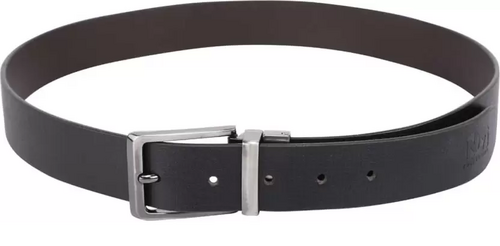 Men Black Genuine Leather Belt