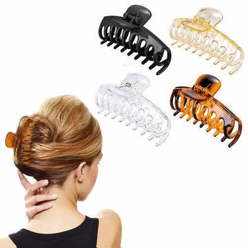 Women's Non-slip Large Claw Hair Clips (4 Packs)