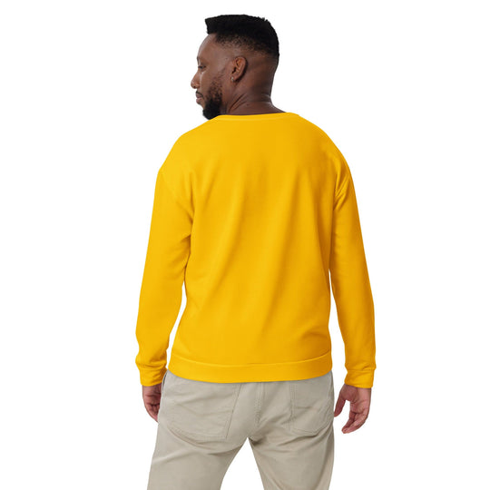 Graphic Sweatshirt for Men - Golden Yellow