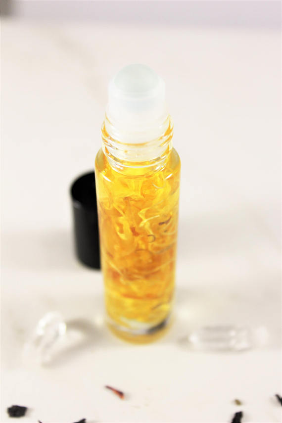 Organic Sunshine Essential Oil Perfume - Citrus Blend with Orange, Jasmine, & Patchouli