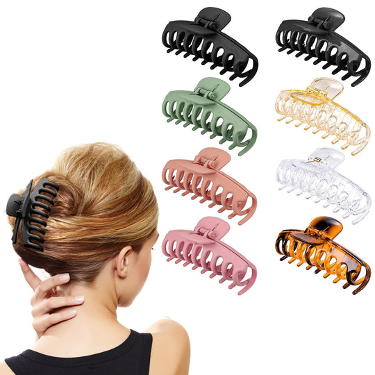 Women's Non-slip Large Claw Hair Clips (4 Packs)