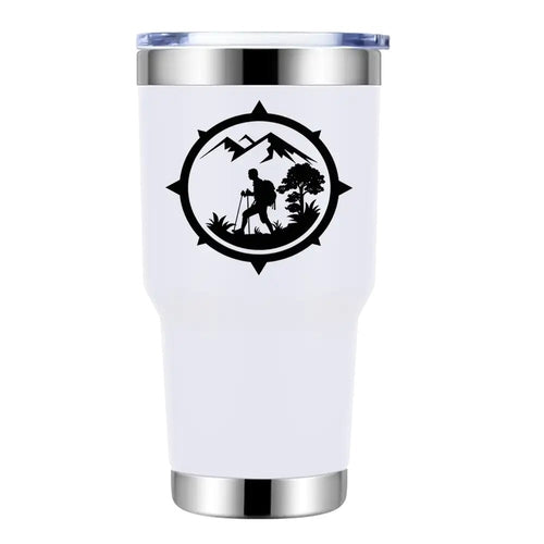 Compass Camping 30oz Insulated Vacuum Sealed Tumbler