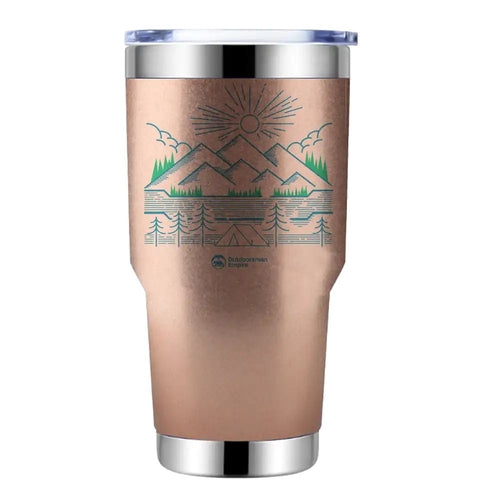 Camping Lines 30oz Insulated Vacuum Sealed Tumbler