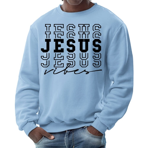 Mens Graphic Sweatshirt - Jesus Vibes