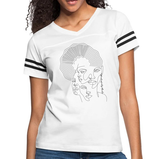 Womens Vintage Sport Graphic T-shirt - Every Woman is Wonderfully Made