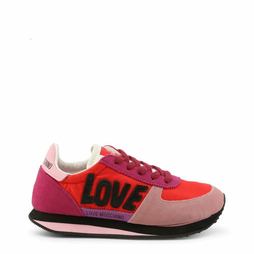 Pink Red Suede Sneakers for Women Casual and Comfortable Footwear