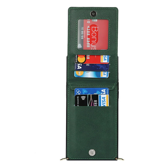 Slim Zipper Wallet Case for iPhone