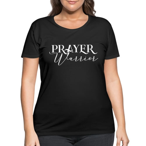 Graphic Tee - Prayer Warrior - Womens Plus Size Curvy T-shirt