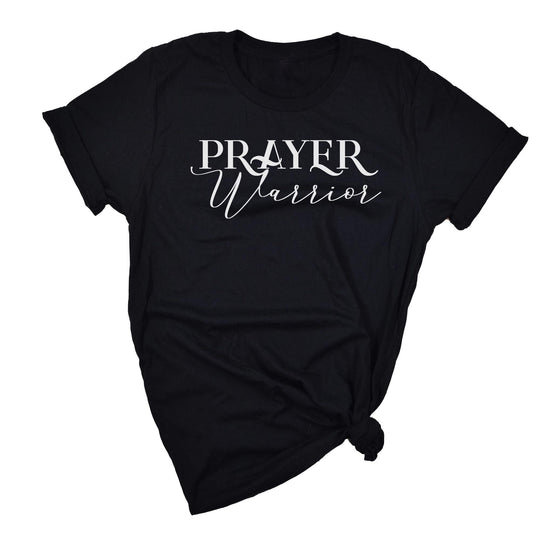 Graphic Tee - Prayer Warrior - Womens Plus Size Curvy T-shirt