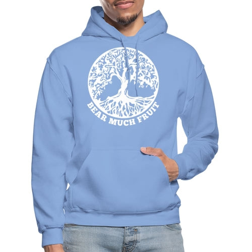 Mens Hoodie - Pullover Hooded Sweatshirt - Graphic/bear Much Fruit