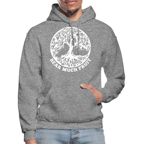 Mens Hoodie - Pullover Hooded Sweatshirt - Graphic/bear Much Fruit