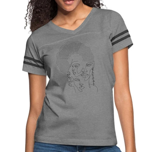 Womens Vintage Sport Graphic T-shirt - Every Woman is Wonderfully Made